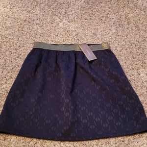 Francesca's NWT navy skirt sz sm